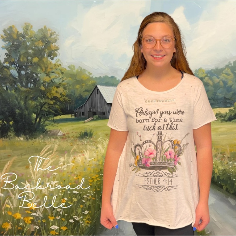 A Rare Bird Perhaps You Were Born For A Time Such As This L/XL